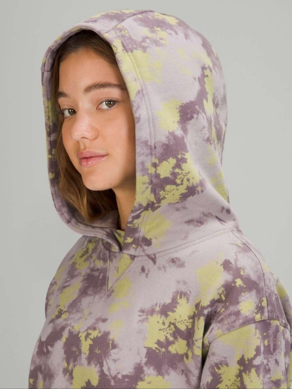 Lululemon All Yours Hoodie Orbital Tie Dye Mauve Grey Multi - Picture 3 of 16